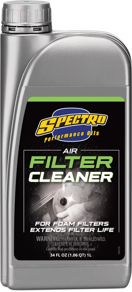SPECTRO Air Filter Cleaner 34 Fl. Oz. - Effective Foam Filter Maintenance