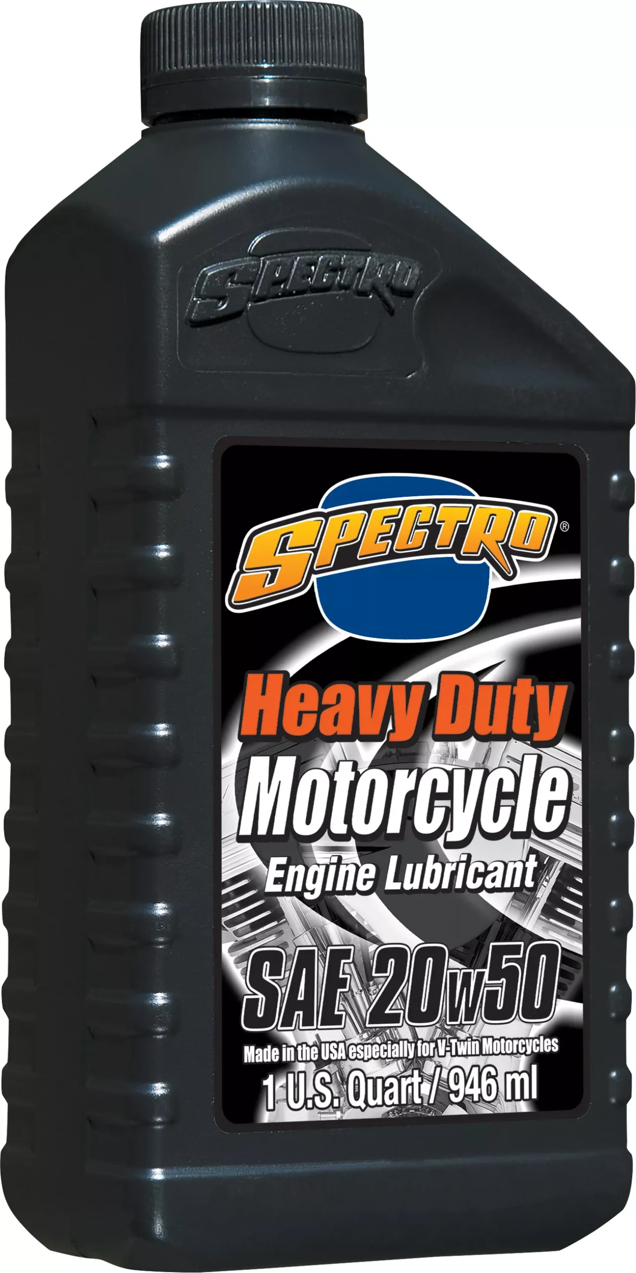 Spectro Premium Motorcycle Petroleum HD Oil 20W-50 - 1 Quart