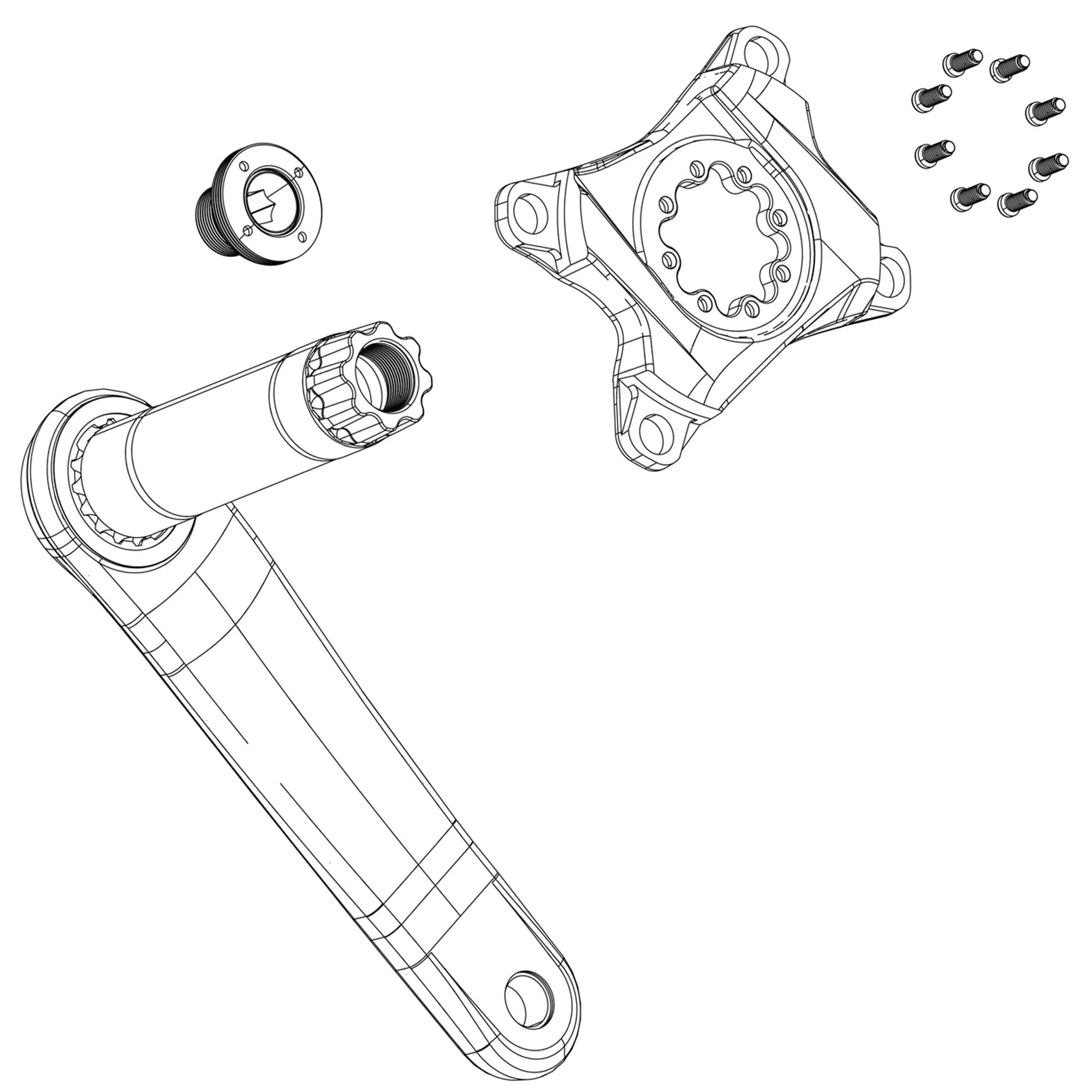 Sram Sram Force XPLR E1 Crank Arm Guard/Boots