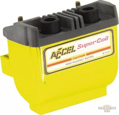 Super Ignition Coil Yellow 2.3 Ohm Dual Fire For Harley-Davidson