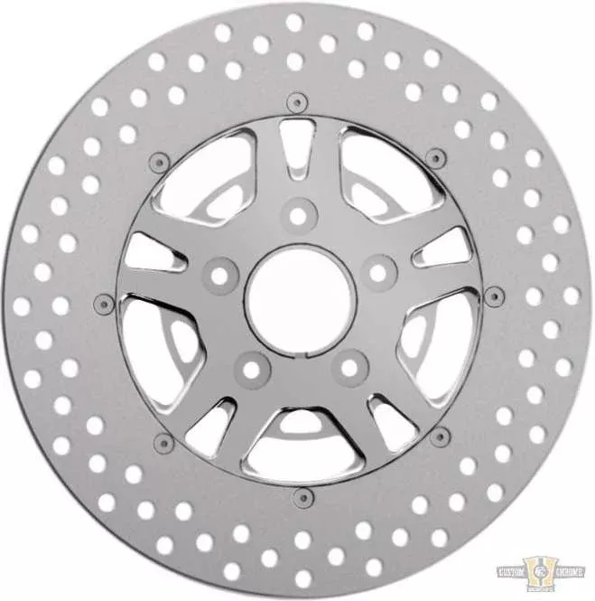 T-5 Brake Rotor Chrome 11.8" Front For Harley-Davidson