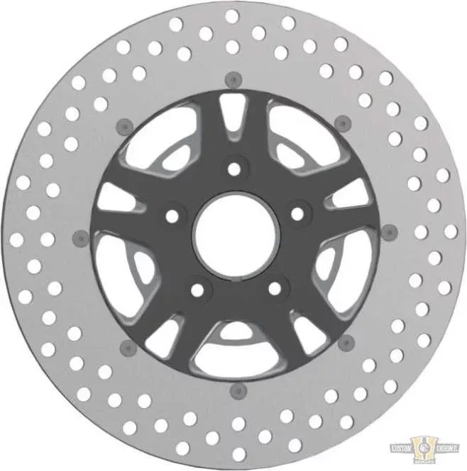 T-5 Brake Rotor Midnight Series 11.5" Anodized Rear For Harley-Davidson
