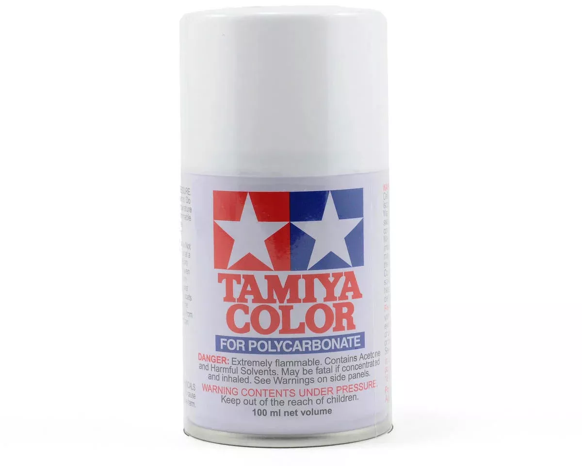 Tamiya PS-1 White Lexan Spray Paint (100ml) - TAM86001