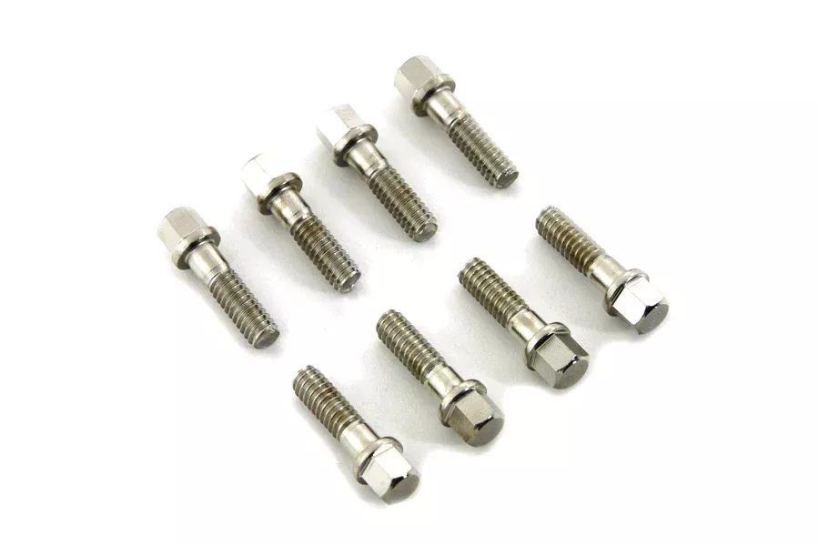Tappet Block Screw Kit Nickel Plated For Harley-Davidson 1948-1984