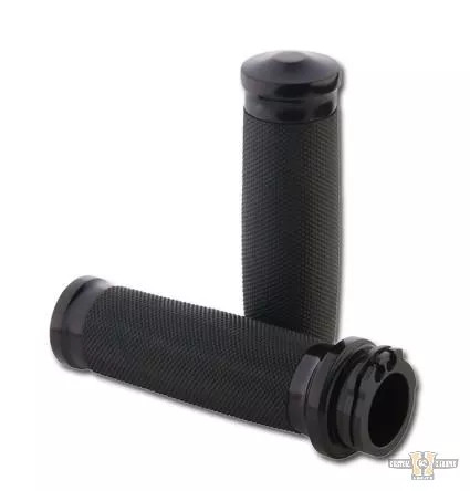 Tornado Grips Black 1" Anodized Throttle By Wire For Harley-Davidson