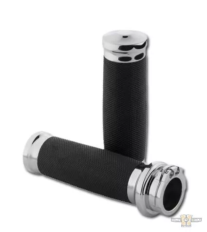 Tornado Grips Chrome 1" Throttle By Wire For Harley-Davidson