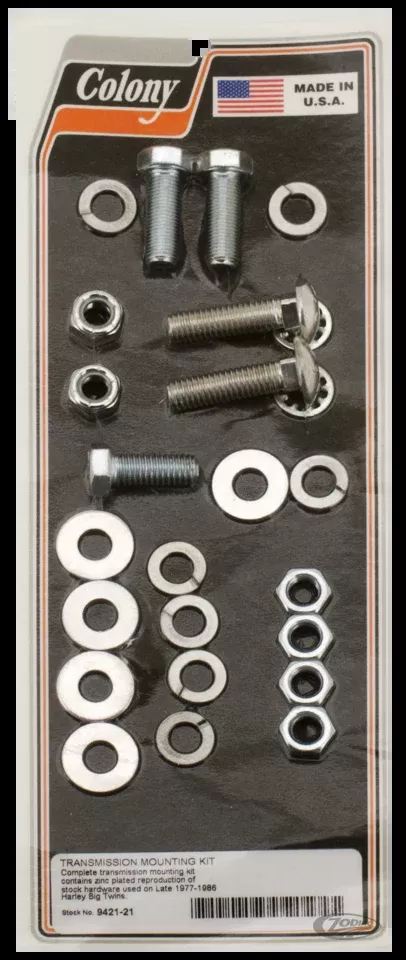 Transmission mounting kit BTL77-86 Zinc For Harley-Davidson