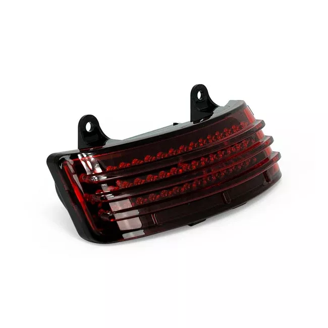 Tri-Bar LED Fender Tip Red Lens For Harley-Davidson
