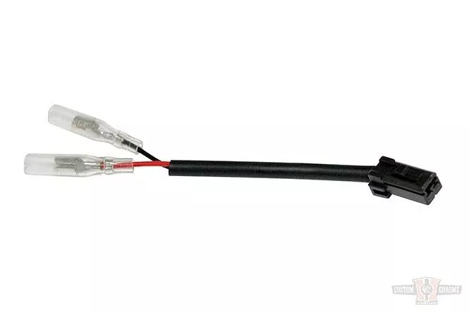 Turn signal adapter cable with round connector for Harley-Davidson