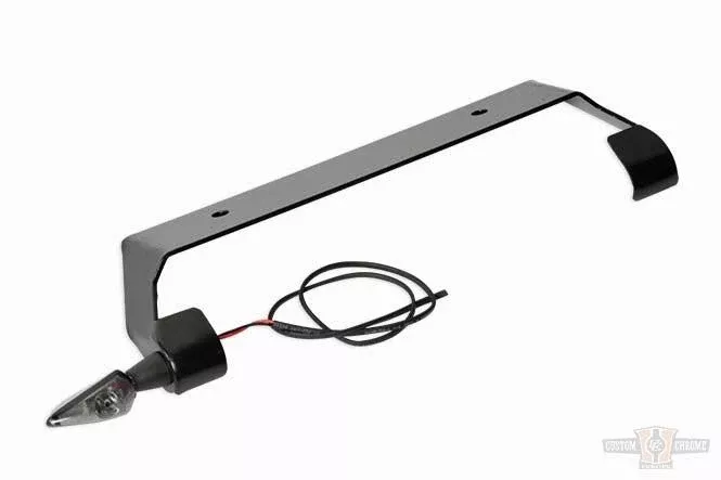 Turn Signal Bracket Rear "wide", Steel black coated For Harley-Davidson
