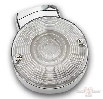 Turn Signal Lens, Late Style, Clear For Harley-Davidson