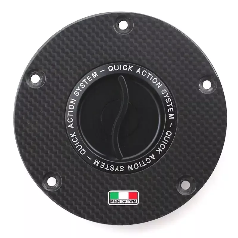 TWM Quick Action Carbon Fiber Gas Cap for Ducati – TDFP.06