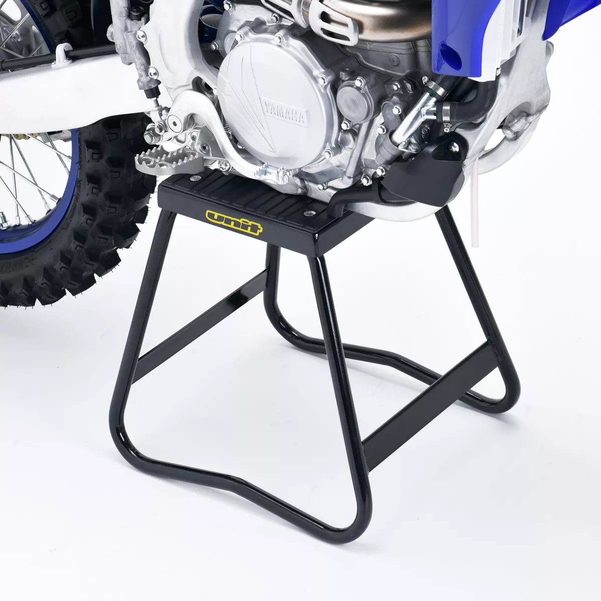 UNIT UN-A2110 MX Box Stand Black - Heavy Duty Steel Motorcycle Support