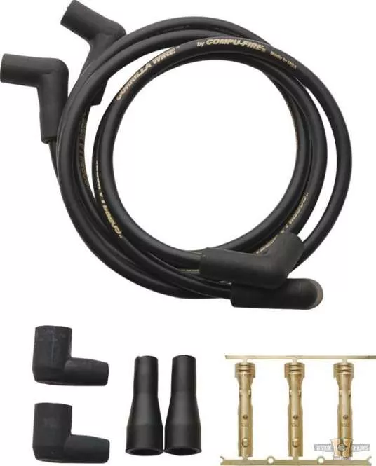 Universal Spark Plug Wire Black For Harley-Davidson