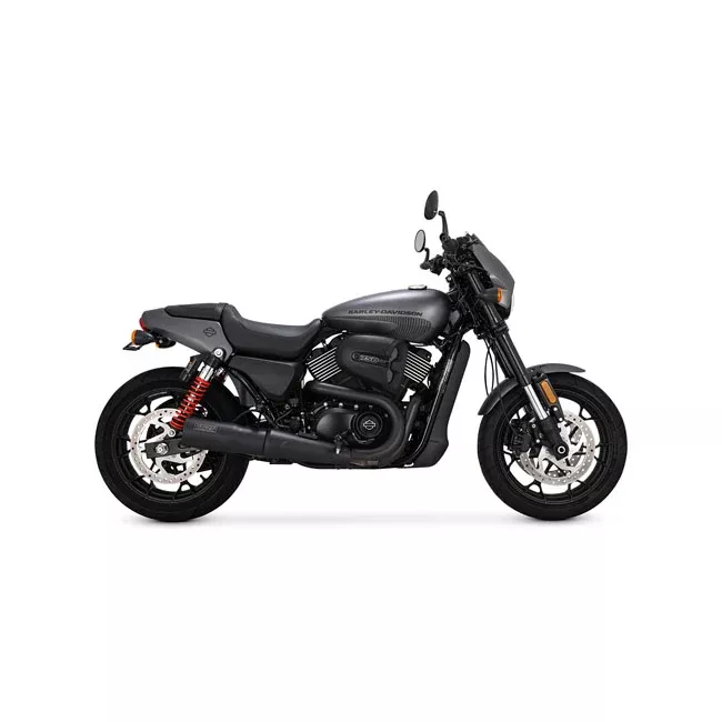 V&H Hi Output Slip-On Matte Black For Harley-Davidson