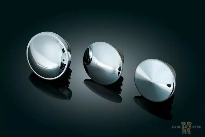 Vented Stock-Style Gas Cap Chrome For Harley-Davidson