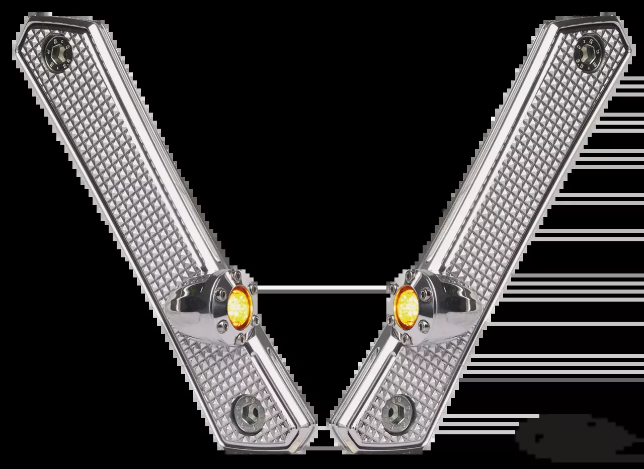 Vity's Front Turn Signal Kit Chrome For Harley-Davidson