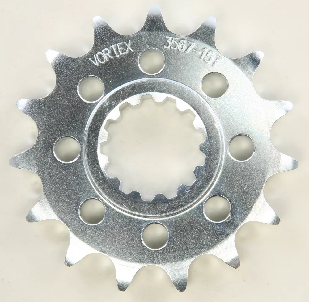 VORTEX Front CS Sprocket Steel 15T for 525 Chain - Part Number 3567-15