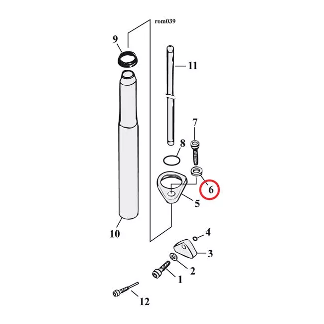 Washer, Tappet Guide Bolt For Harley-Davidson