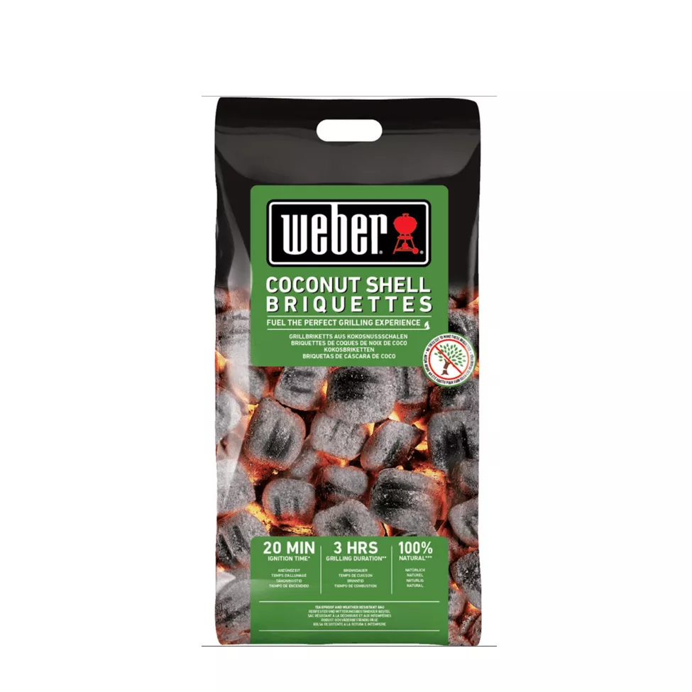 WEBER Coconut Shell Briquettes 4 kg, 18401