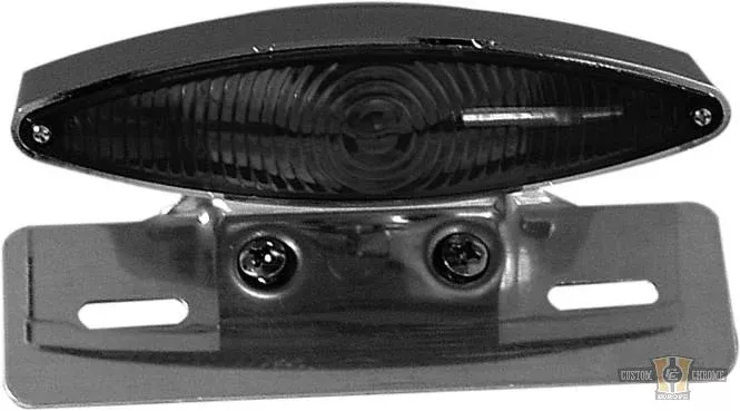 Wide Cateye Taillight License Plate Bracket Kit Chrome LED For Harley-Davidson