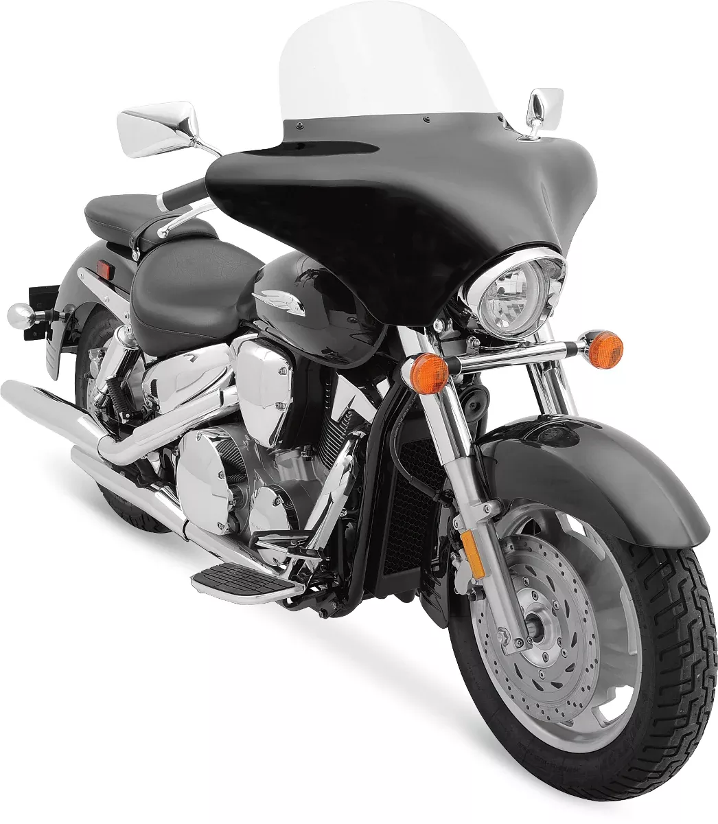 Windshield For Memphis Shades Batwing 9" Windshield Clear