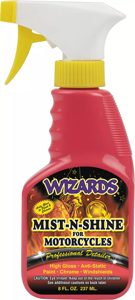 WIZARDS Mist N Shine 8oz Car Polish and Detailing Spray
