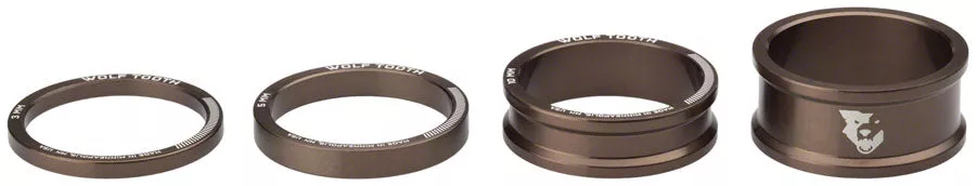 Wolf Tooth Precision Headset Spacers - 3/5/10/15mm