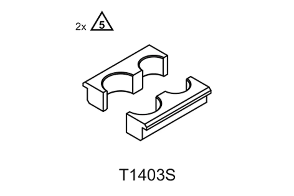 WP CLAMPING BLOCK FOR PIPE 48/60