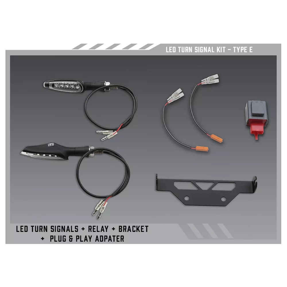 Yoshimura Type E Standard LED Signal Kit for V2 Fender Eliminators