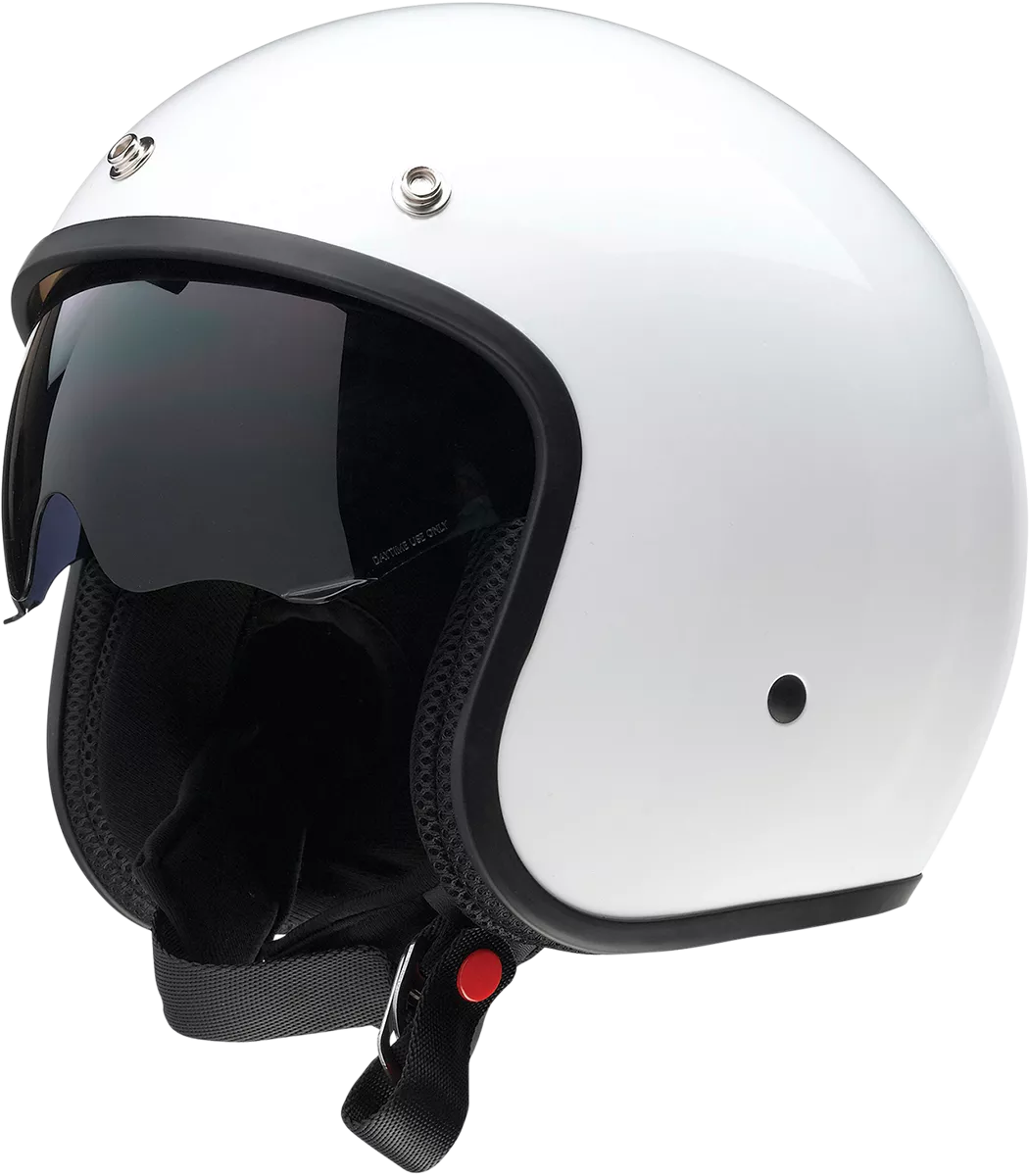 Z1R Saturn Large Motorcycle Helmet with Drop-Down Sun Visor and Removable Liner