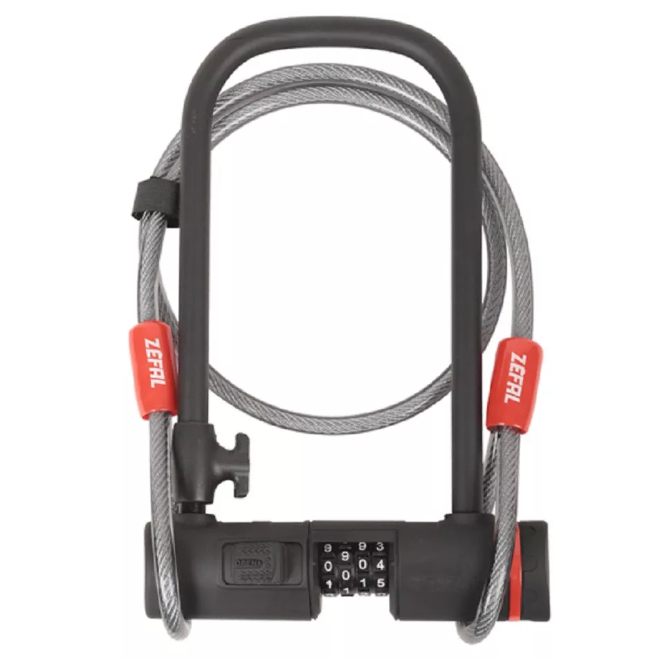 ZEFAL K-TRAZ U13 CODE + CABLE bike lock - black