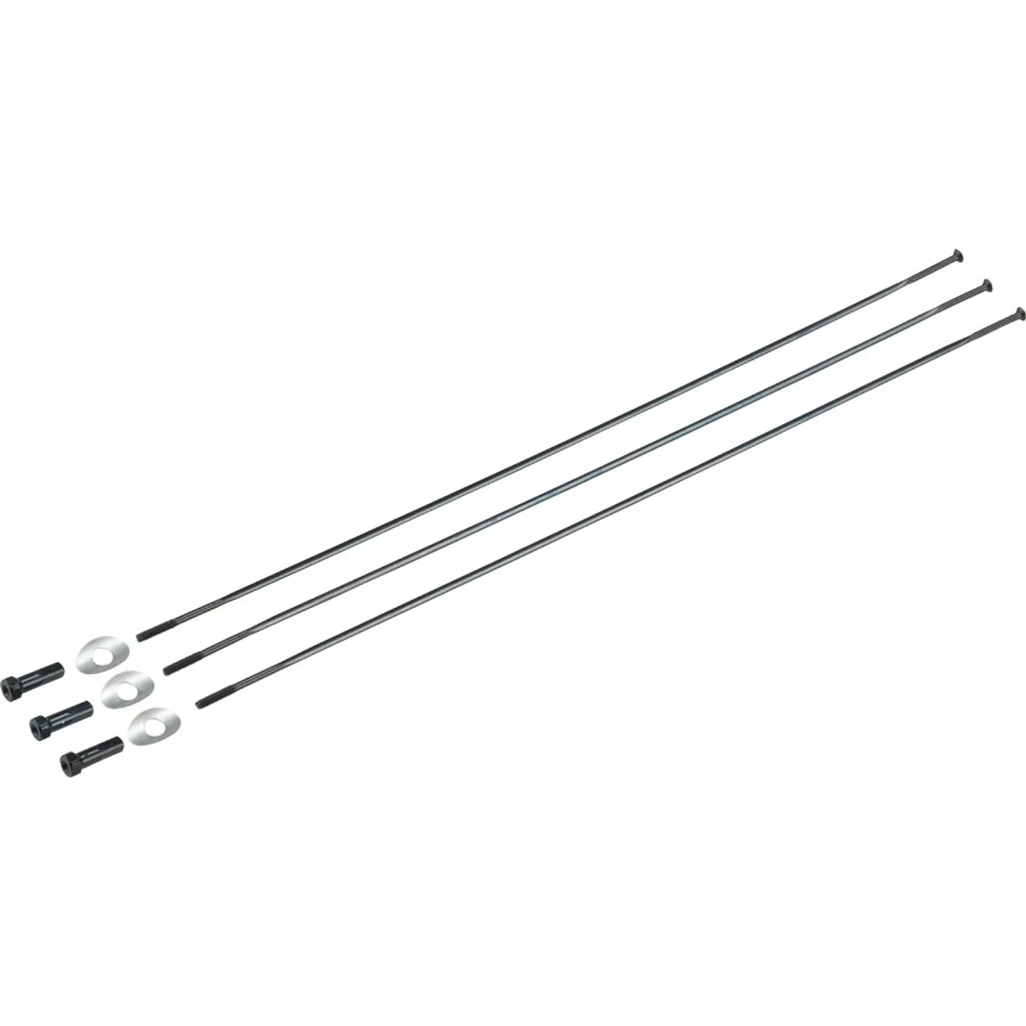 Zipp Straight Pull Spokes and Nipples, CX-Sprint 284mm Black, 3-pack